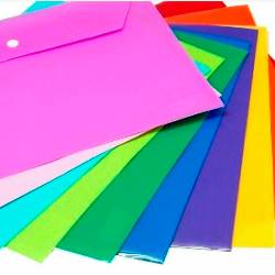 پوشه دکمه دار A4 - (جای کارت و جای خودکار)