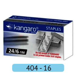 سوزن منگنه سایز 24/6 کانگرو بسته 1000 عددی استیل