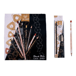 مداد مشکی سه گوش صدفی وک WOKE کد ۲۰۰۱۱