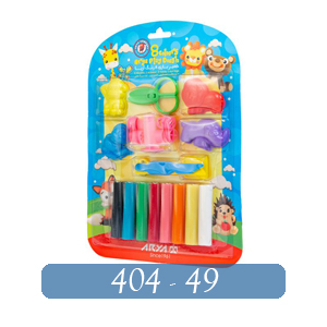 خمیر بازی 8 رنگ وکیومی حیوانات آریا